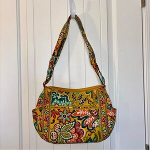 Vera Bradley Yellow Floral Shoulder Bag